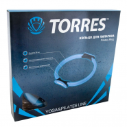 Кольцо для пилатеса TORRES YL5004 38 см голубо-черное